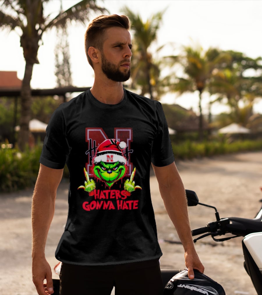 Nebraska Cornhuskers Grinch Haters Gonna Hate T-Shirt
