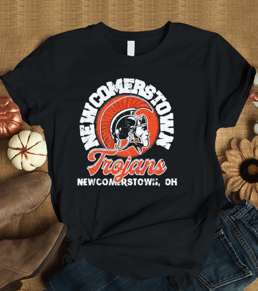 Newcomerstown Trojans Newcomerstown OH Helmet Emblem T-Shirt