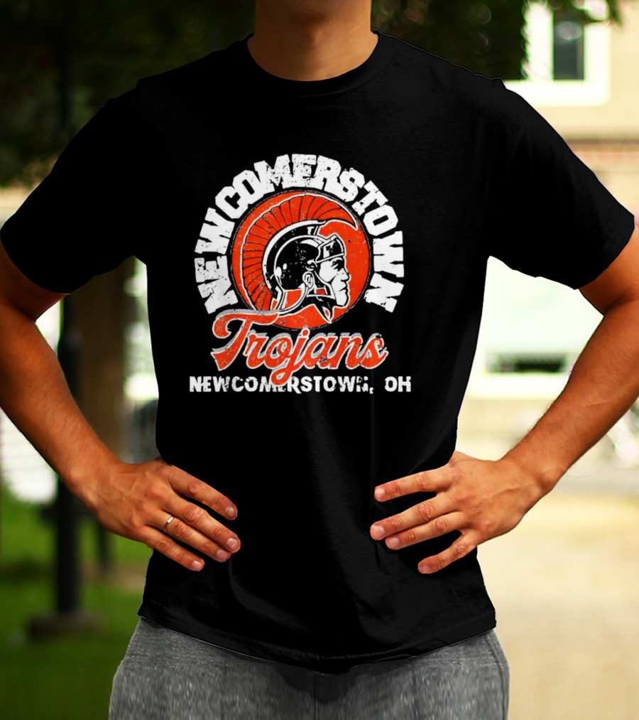 Newcomerstown Trojans Newcomerstown OH Helmet Emblem T-Shirt
