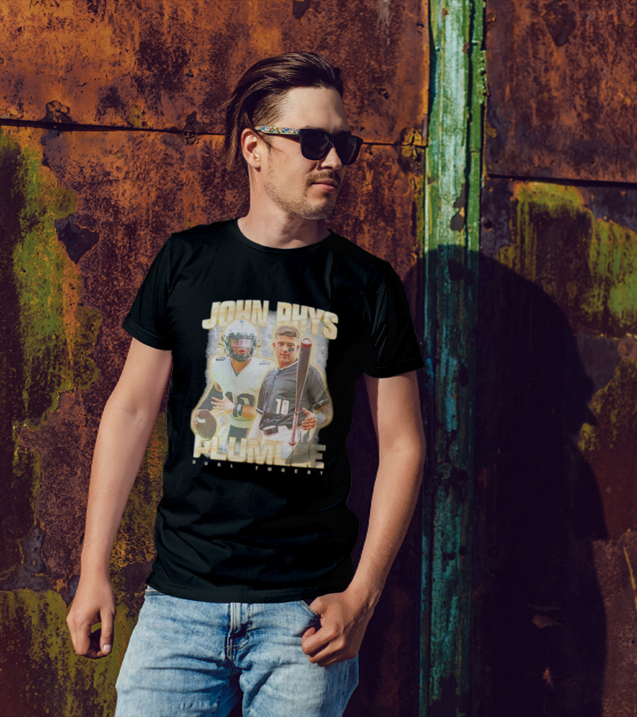 John Rhys Plumlee Dual Threat Collage T-Shirt