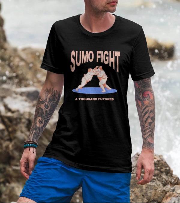 Sumo Fight A Thousand Futures Wrestling Match Iconic T-Shirt