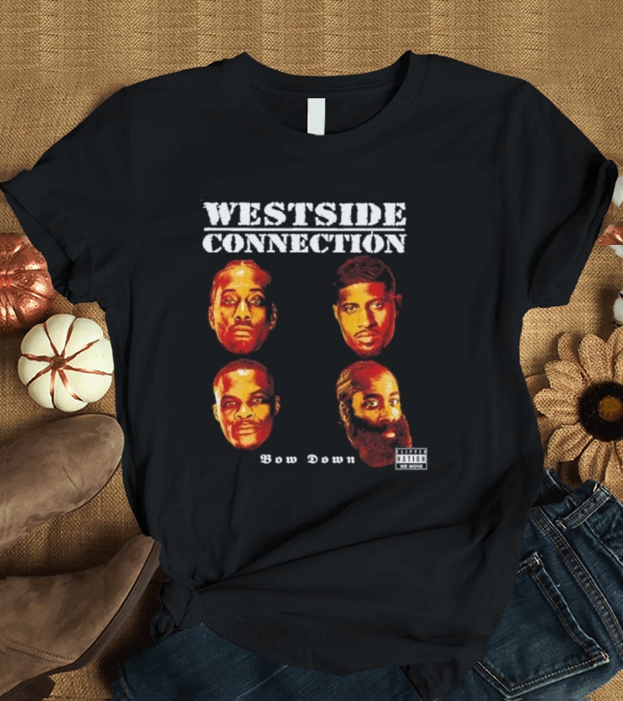 Westside Connection Bow Down Album Cover Featuring Faces T-Shirt