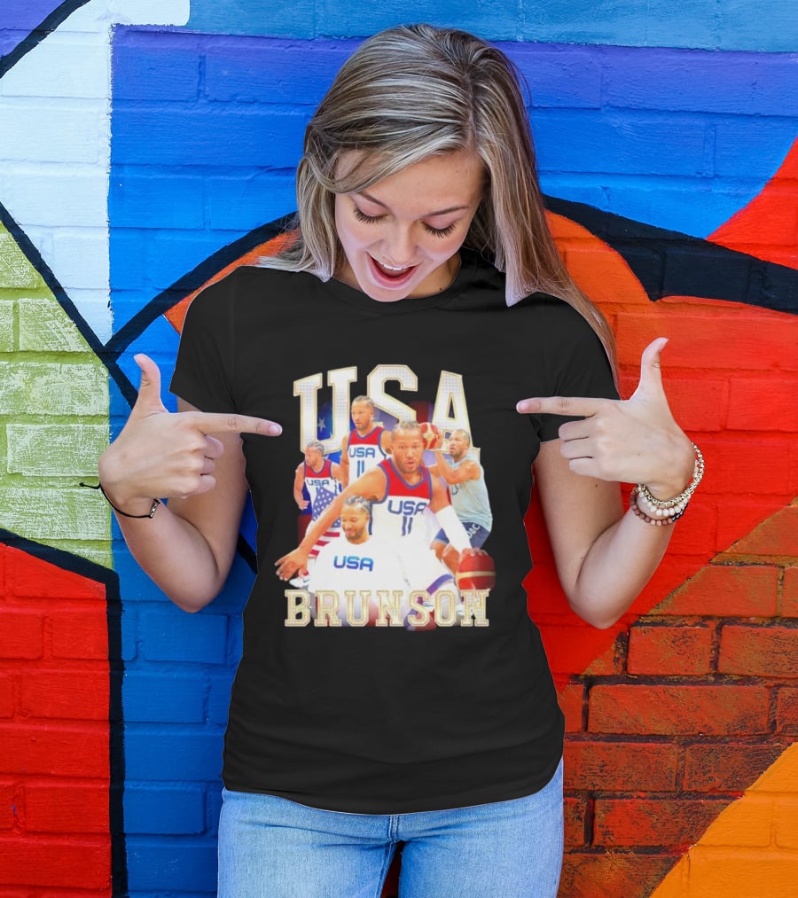 USA Brunson Basketball FIBA T-Shirt