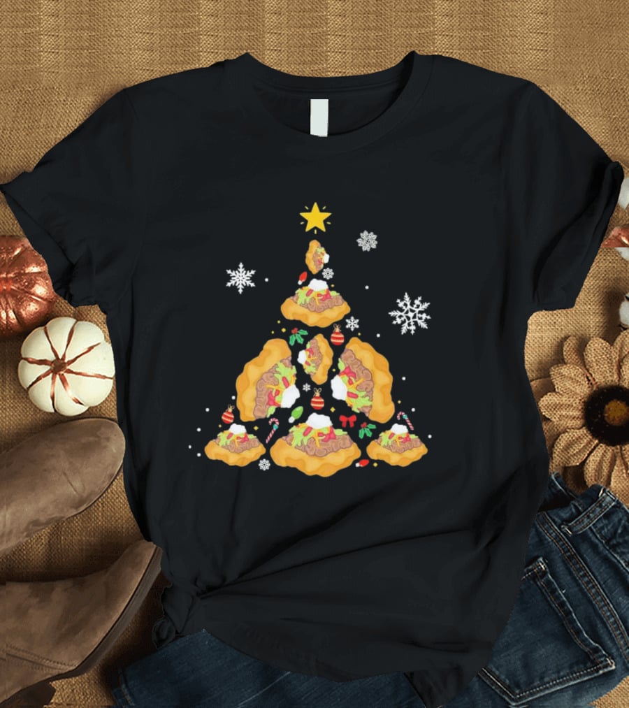Oh Taco Christmas Tree Festive Holiday Taco Christmas Tree T-Shirt