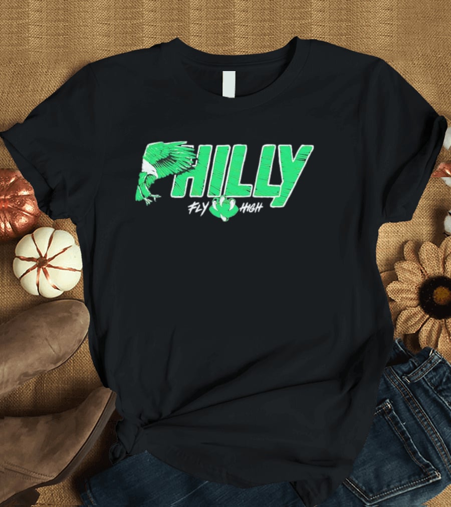 Philadelphia Eagles Philly Fly High Football T-Shirt
