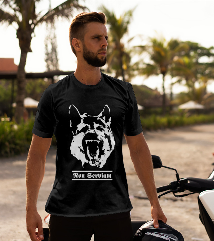 Non Serviam Rabid Dog T-Shirt