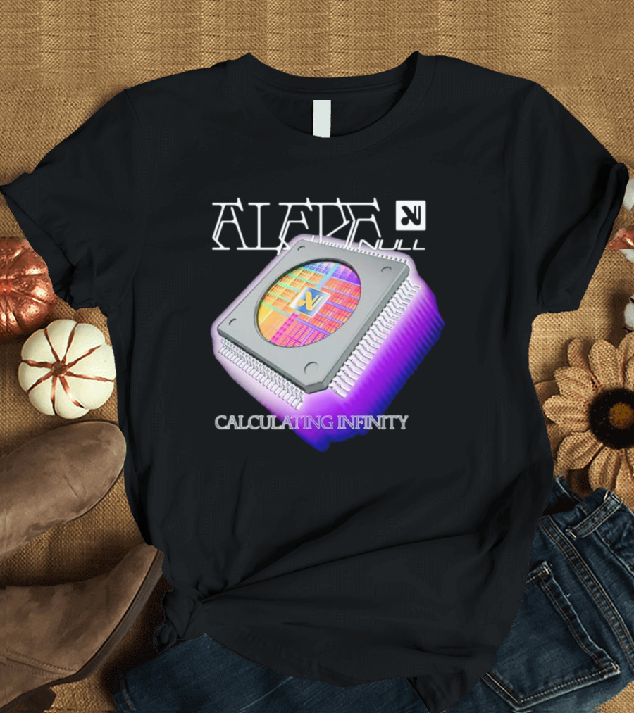 Aleph Null Calculating Infinity With Chip T-Shirt