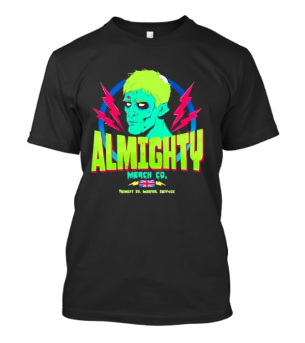 Almighty Merch Co. Frankenstein Illustration Trimley St. Martin Suffolk T-Shirt