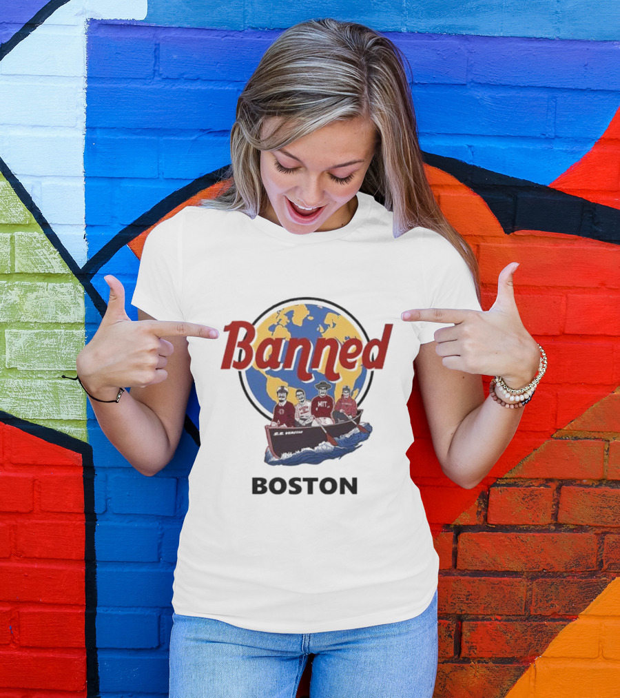 Banned Boston World Traveler Silhouette Adventure T-Shirt