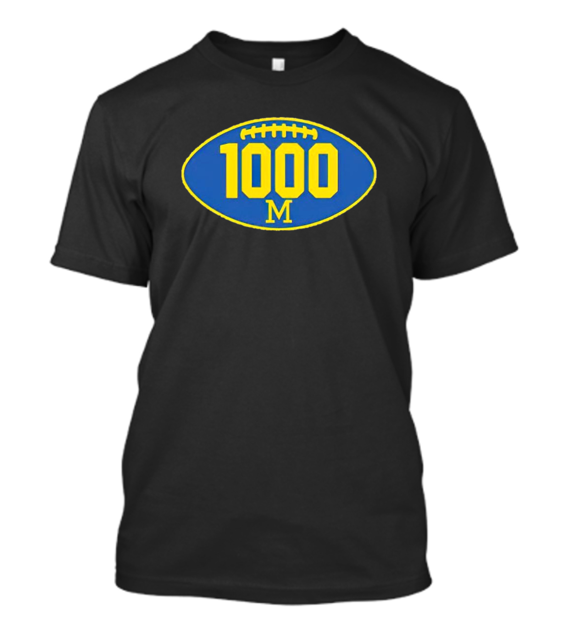 Michigan 1000 Wins Football M T-Shirt