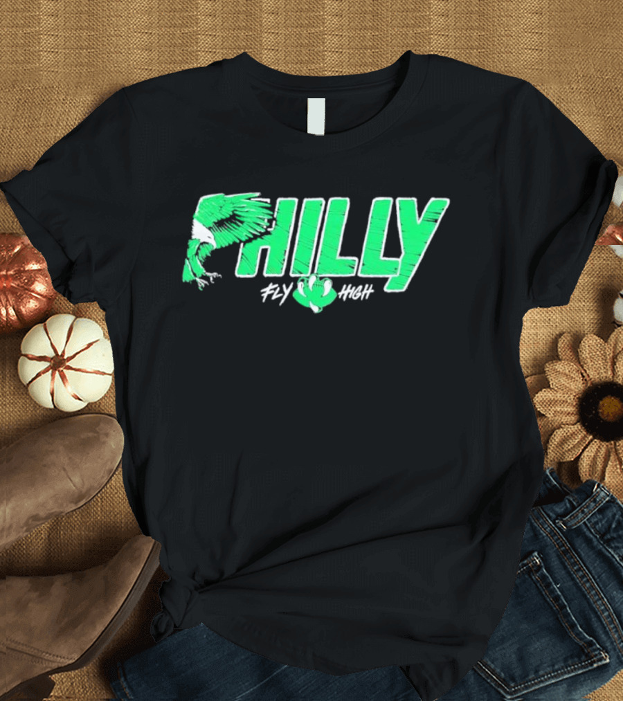 Philly Fly High Football Eagle T-Shirt