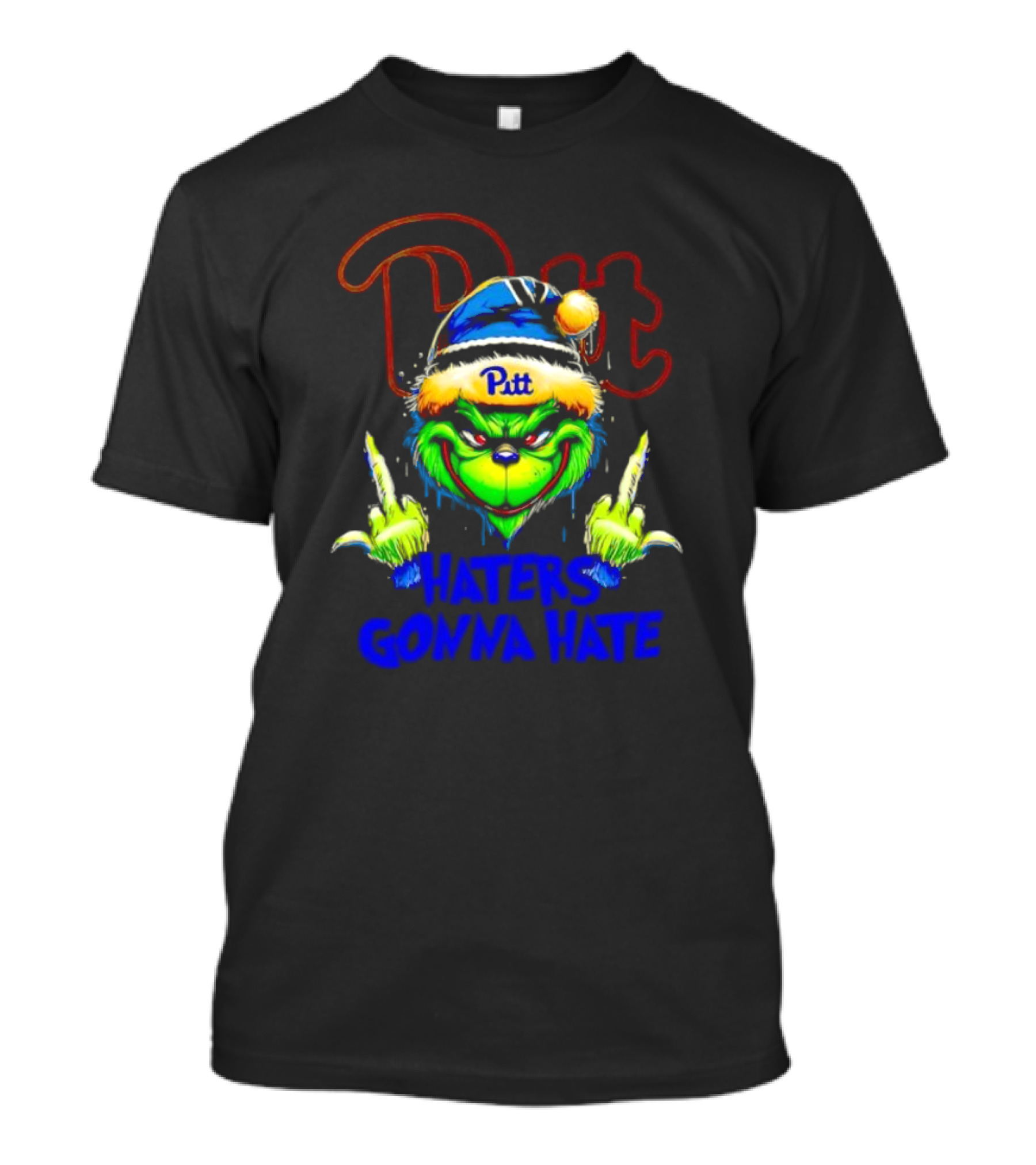 Pittsburgh Panthers Grinch Pitt Haters Gonna Hate T-Shirt