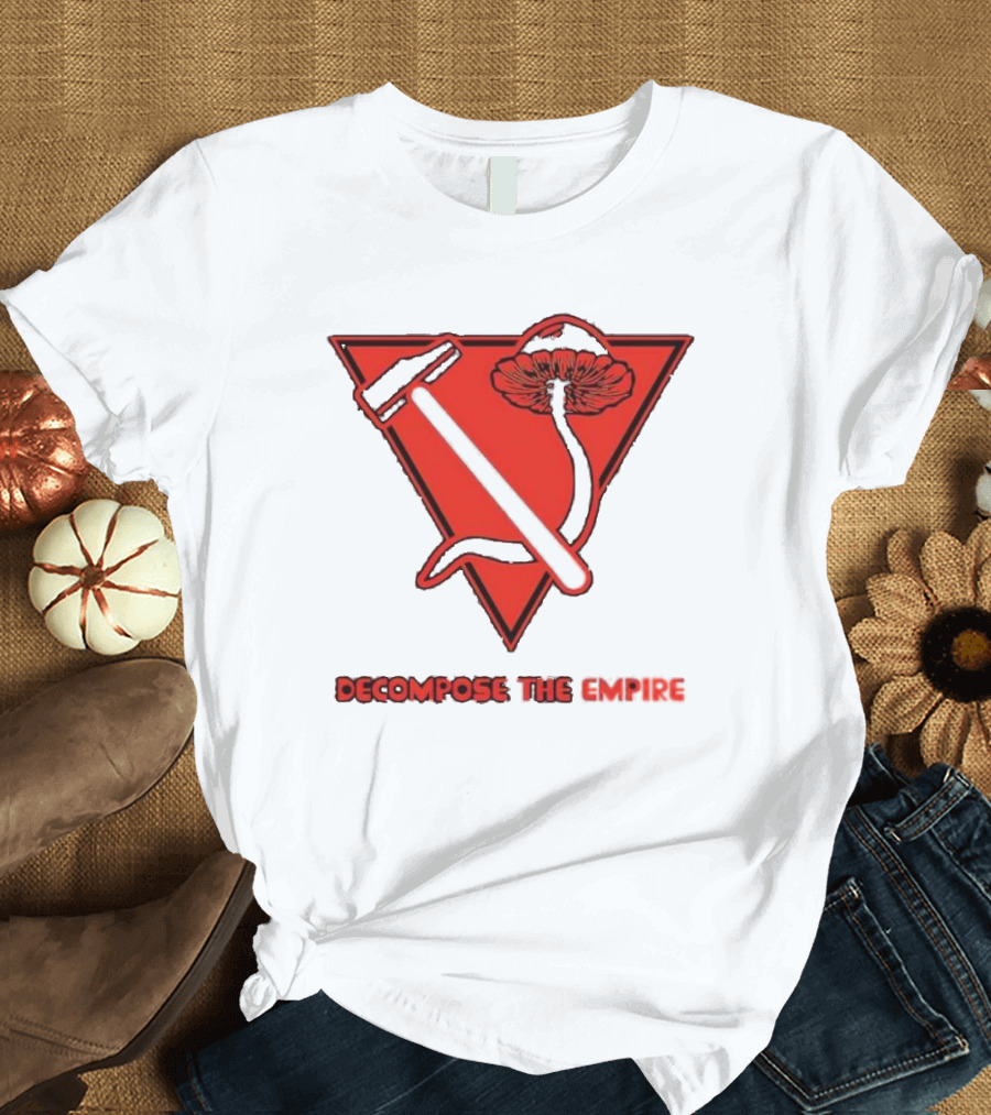 Decompose The Empire Mushroom Hammer Triangle T-Shirt