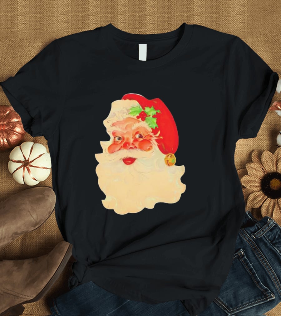 Santa Claus Vintage 1960s Christmas Nostalgia T-Shirt