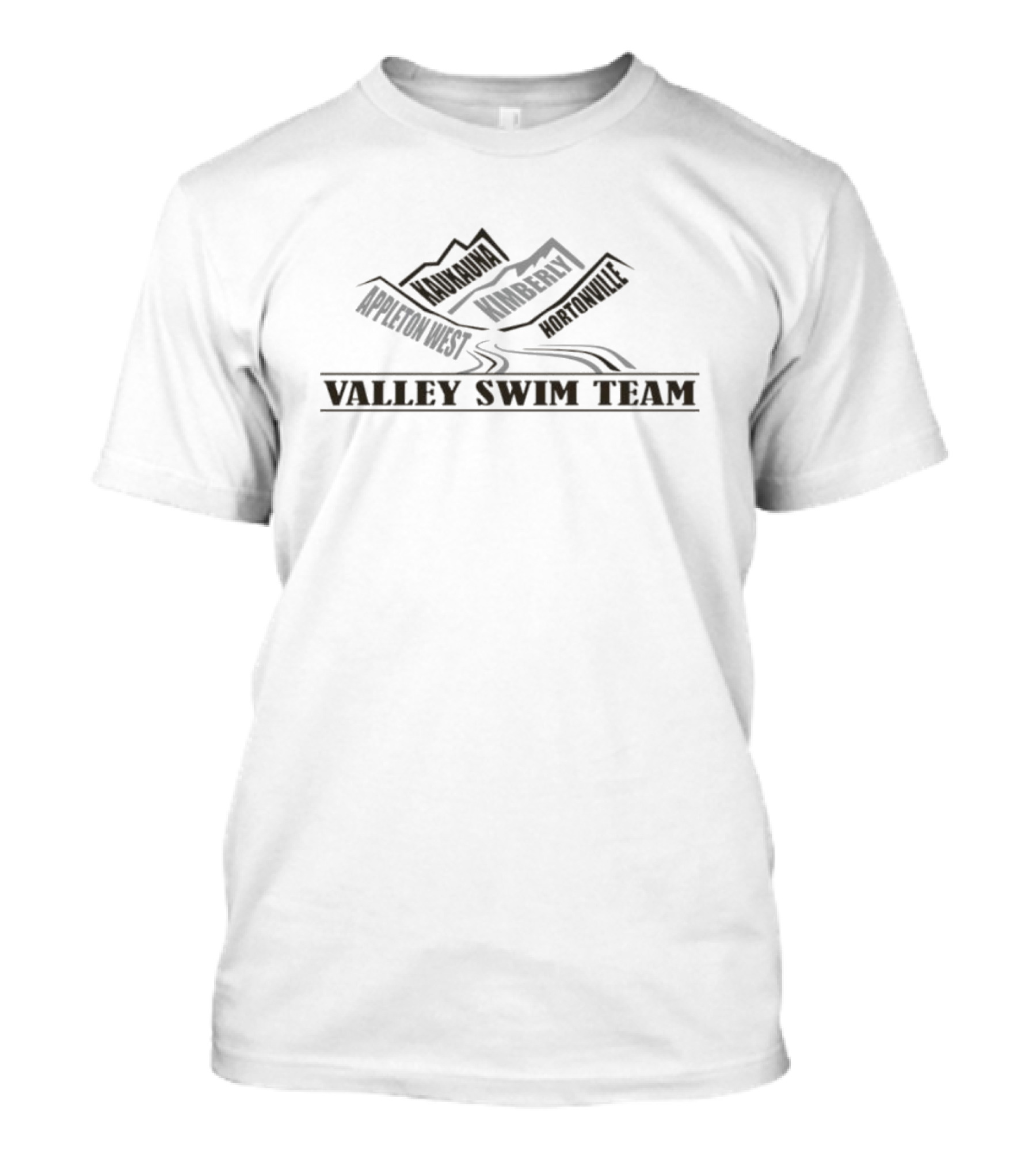 Appleton West Kimberly Valley Swim Team T-Shirt