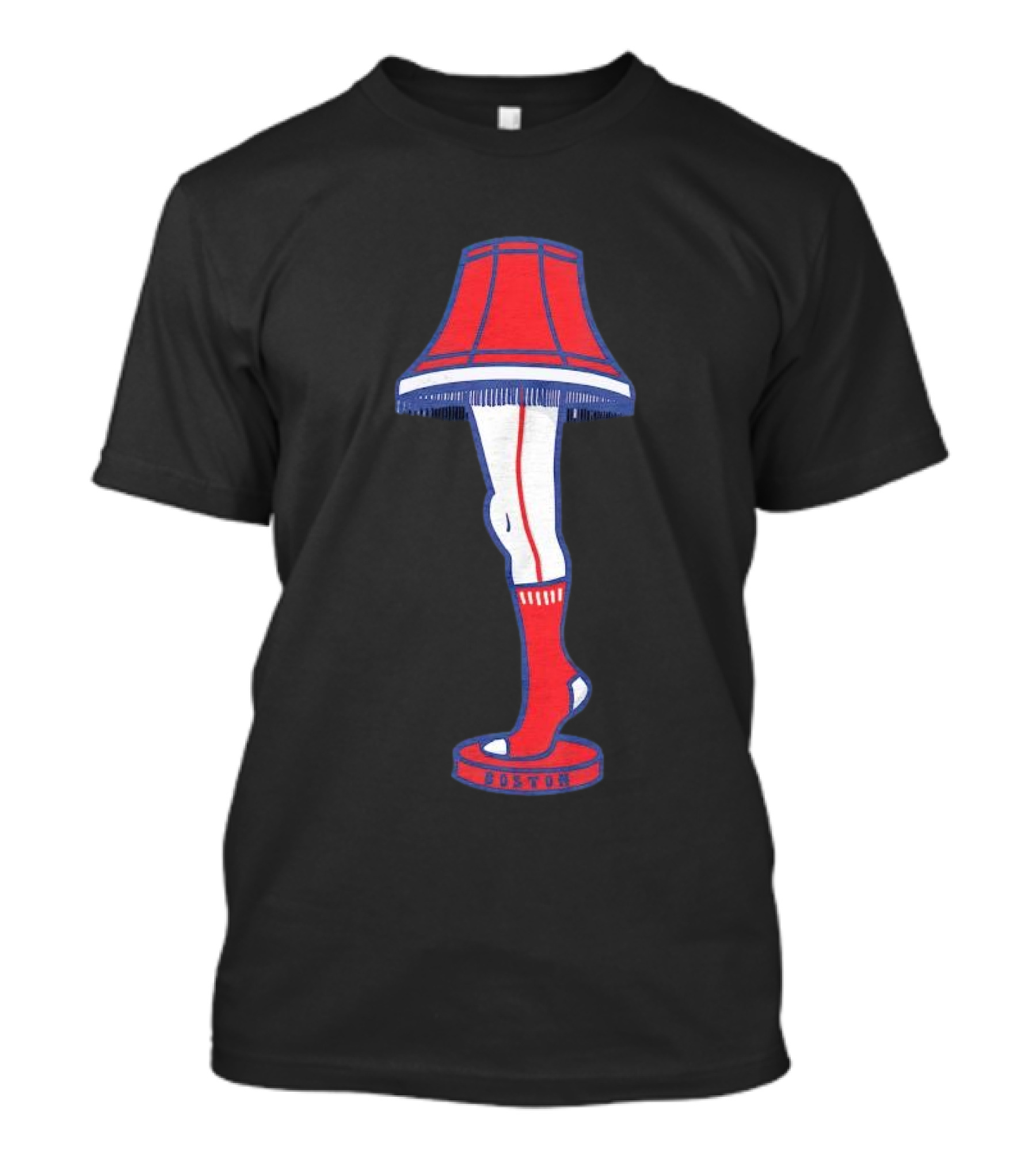 Boston Red Sox Leg Lamp Holiday T-Shirt