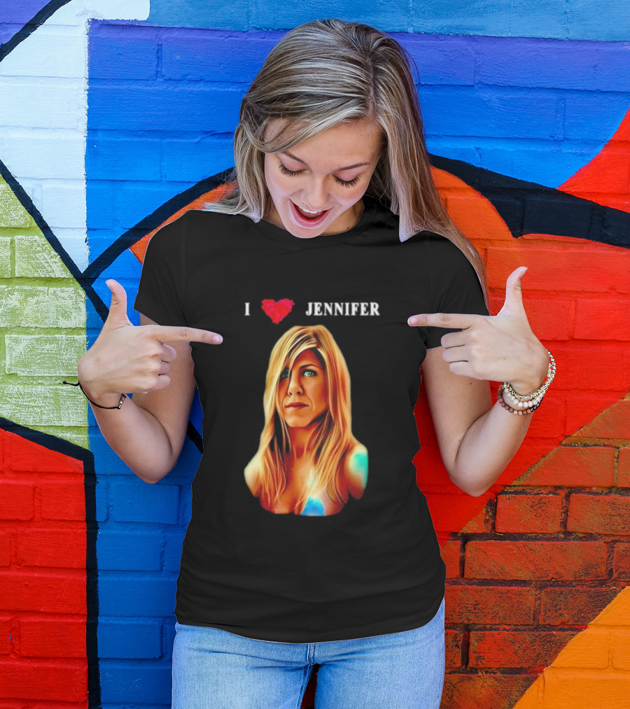 I Love Jennifer Iconic Fan Tribute Heart T-Shirt
