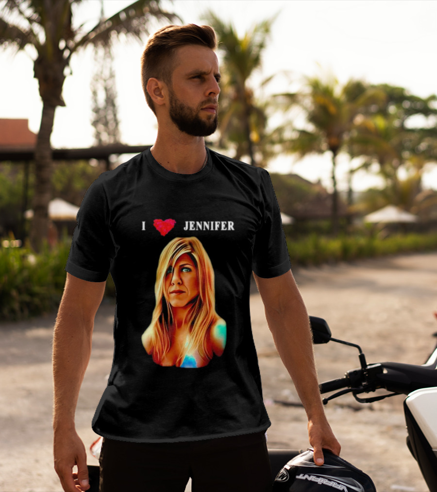 I Love Jennifer Iconic Fan Tribute Heart T-Shirt