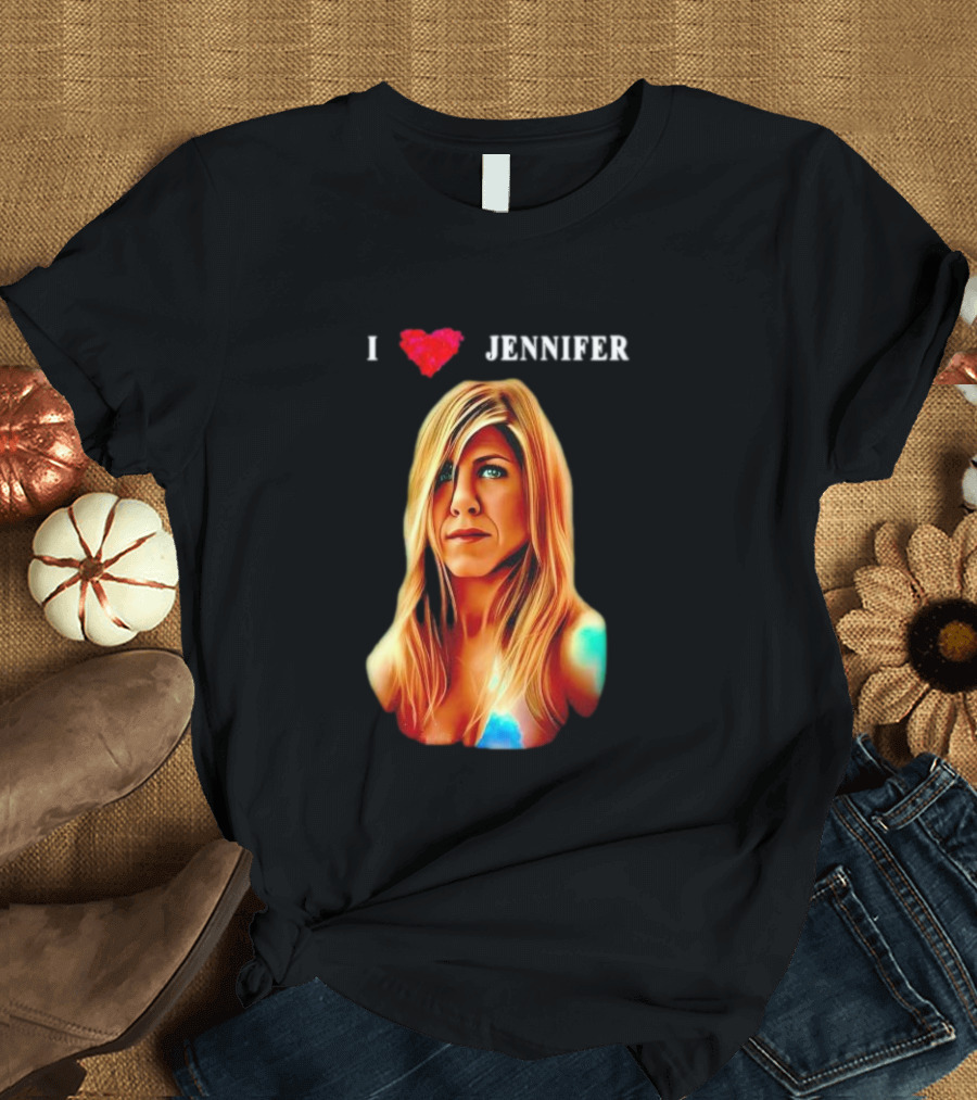 I Love Jennifer Iconic Fan Tribute Heart T-Shirt