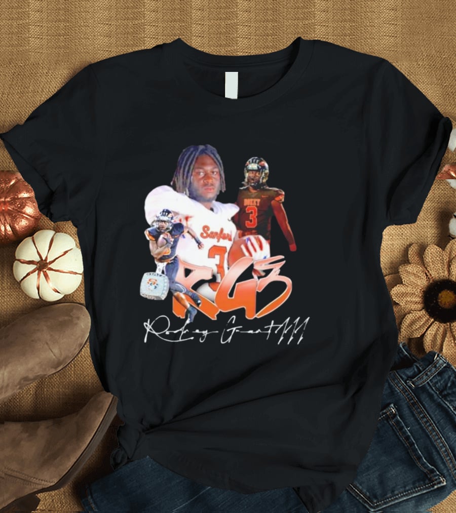 Rockey Grant RG3 Sanford Heavy 3 Football T-Shirt