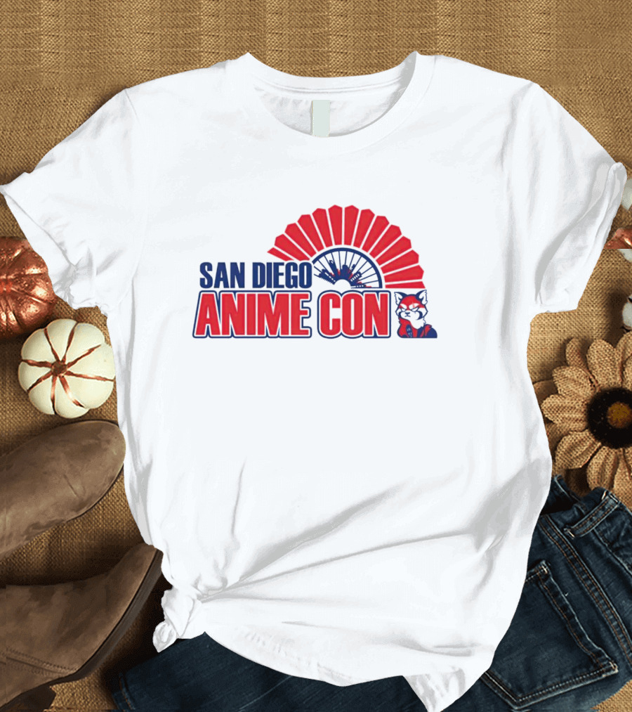 San Diego Anime Con Fan And Character T-Shirt