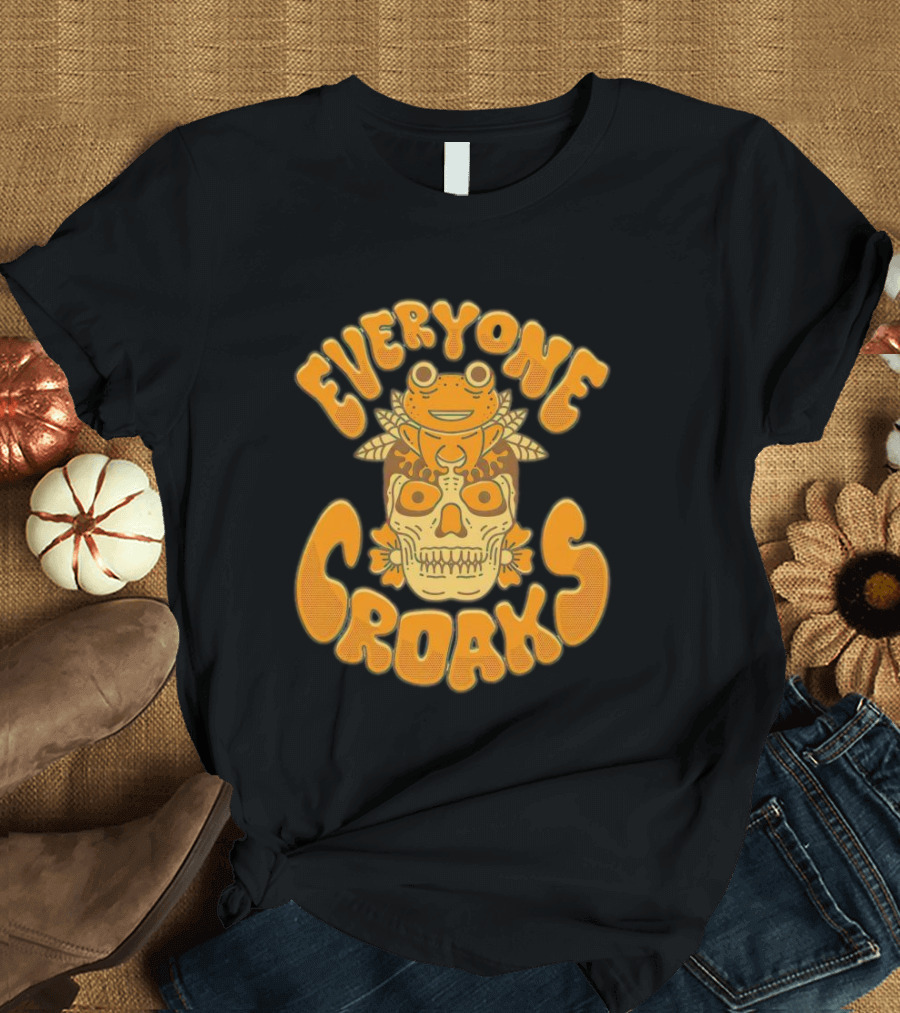 Everyone Croaks Sugar Skull Frog T-Shirt
