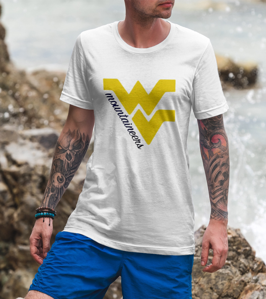 WVU Mountaineers Yellow WV T-Shirt