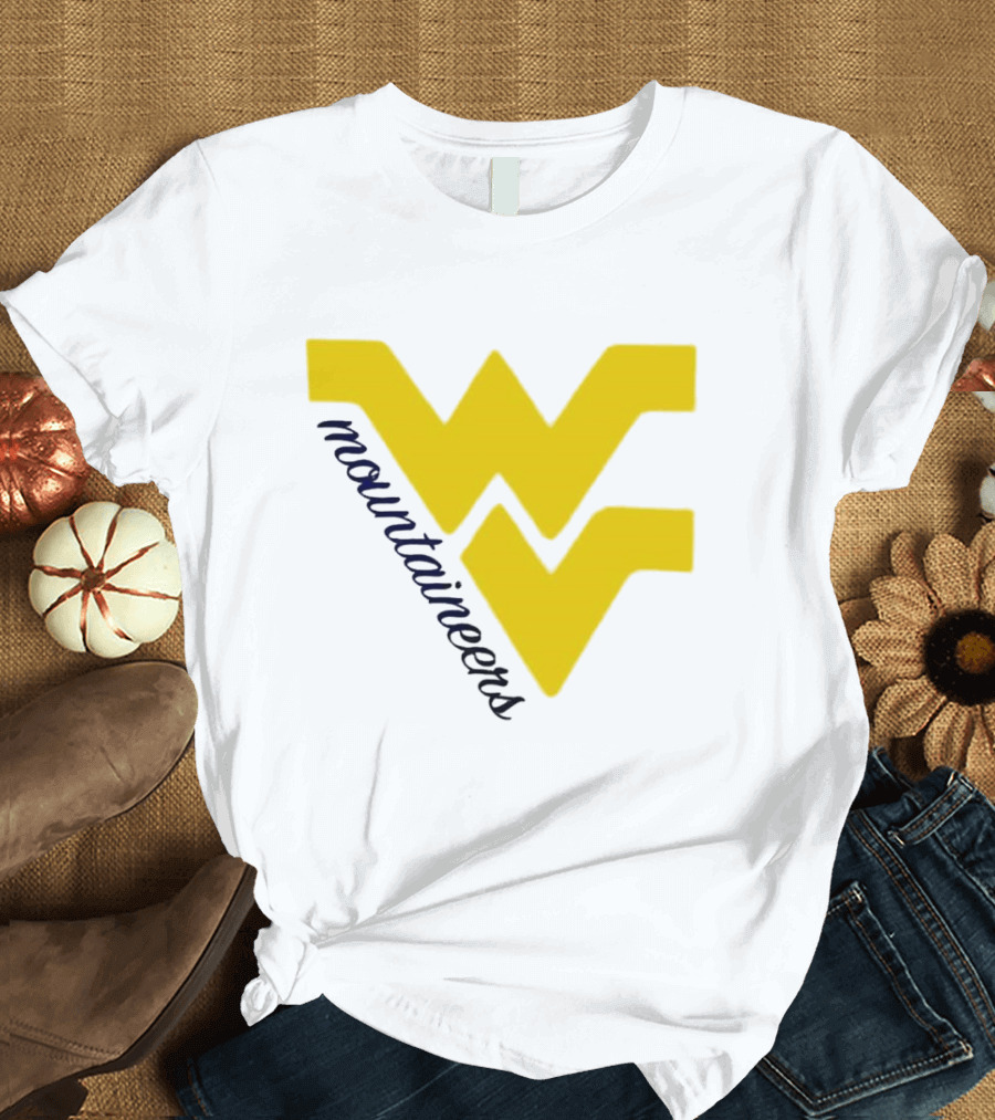 WVU Mountaineers Yellow WV T-Shirt