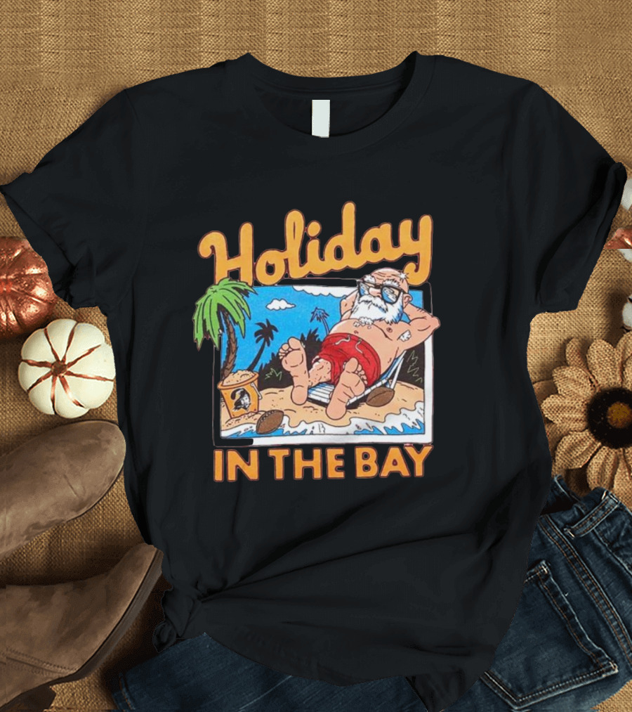 Holiday In The Bay Tampa Bay Buccaneers Christmas T-Shirt