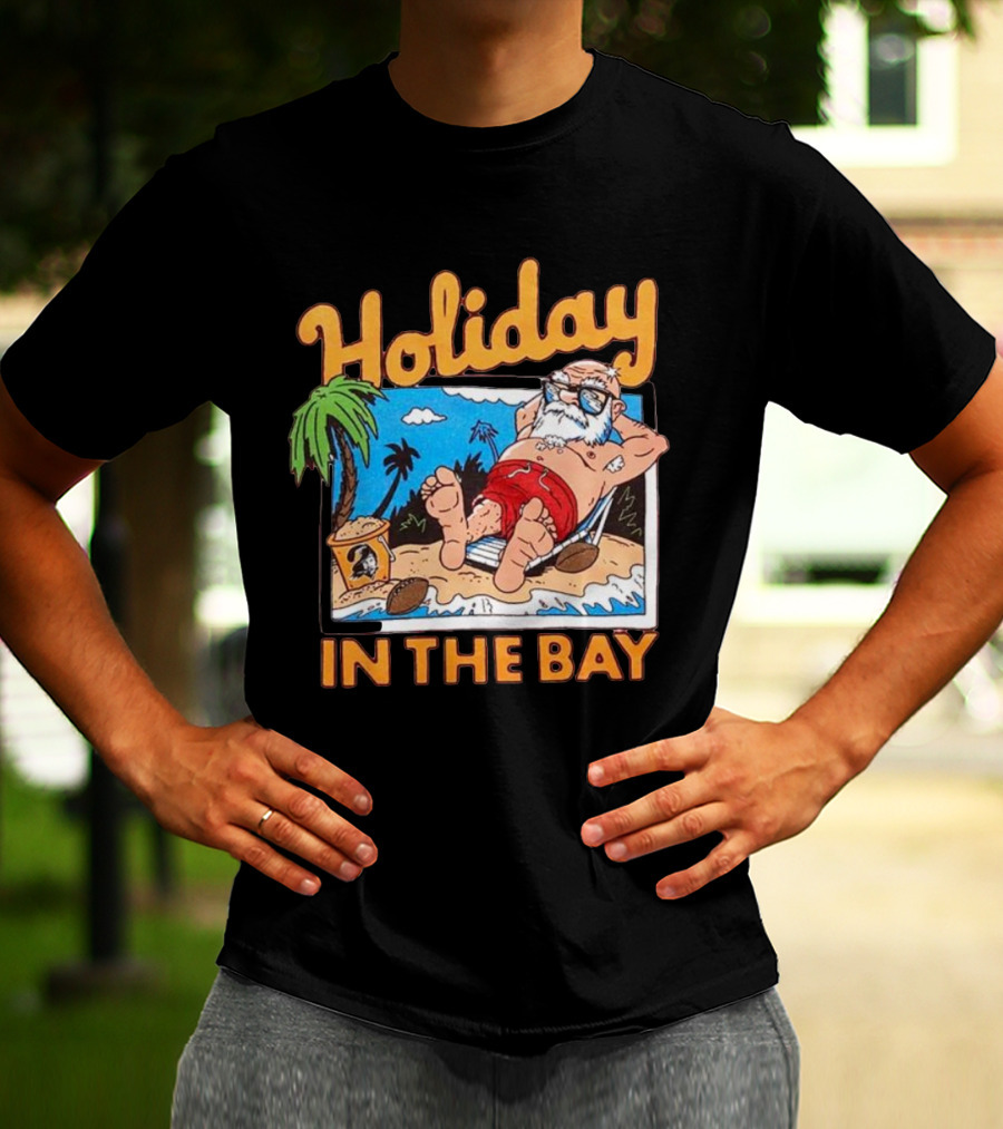 Holiday In The Bay Tampa Bay Buccaneers Christmas T-Shirt