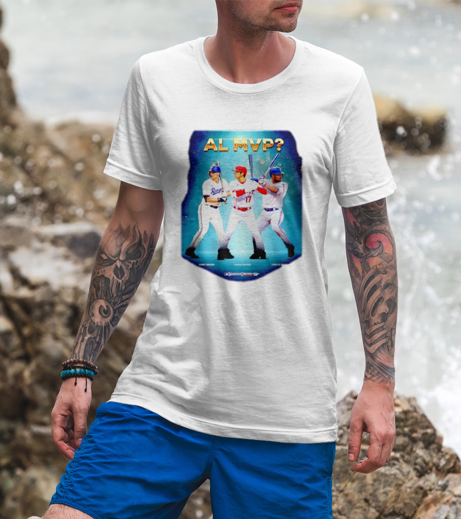 AL MVP Corey Seager Shohei Ohtani Marcus Semien Season Dreams T-Shirt