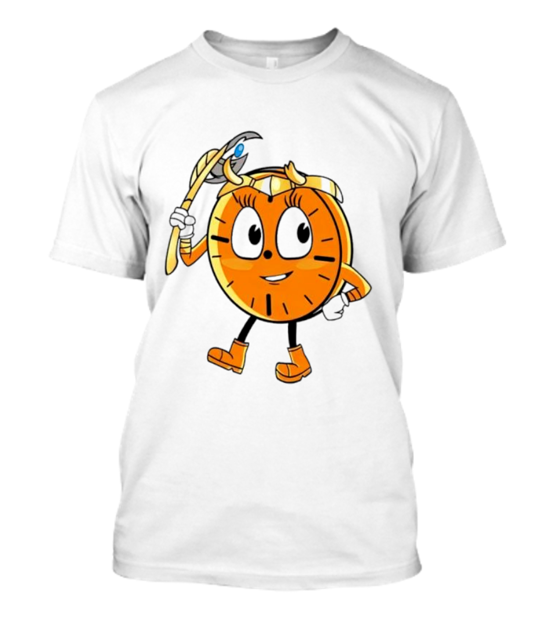 Time For Glorious Purpose Clock Character With Scepter T-Shirt