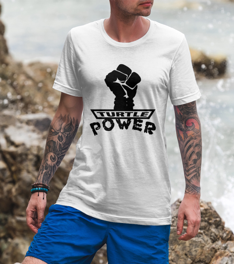 Turtle Power Fist Revolution Bold Iconic T-Shirt