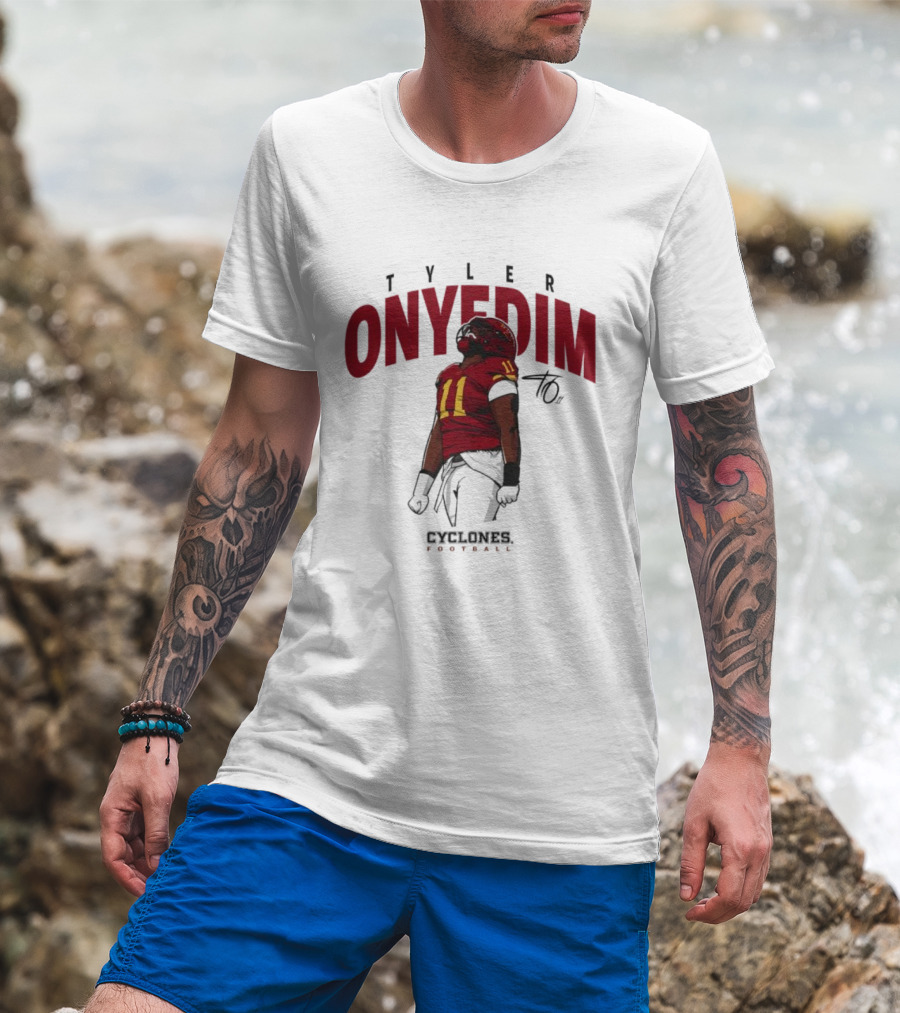 TYLER ONYEDIM Cyclones Football T-Shirt