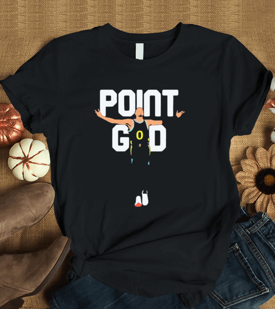 Point God Tyrese Haliburton Basketball Pose T-Shirt