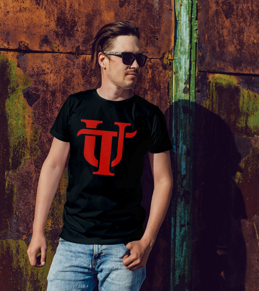 University Of Tampa UT Red Text T-Shirt