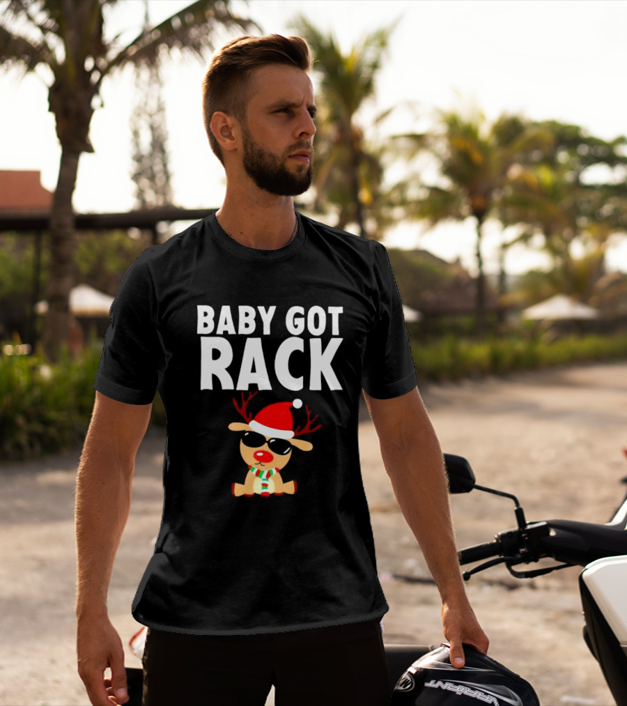 Baby Got Rack Reindeer Christmas T-Shirt