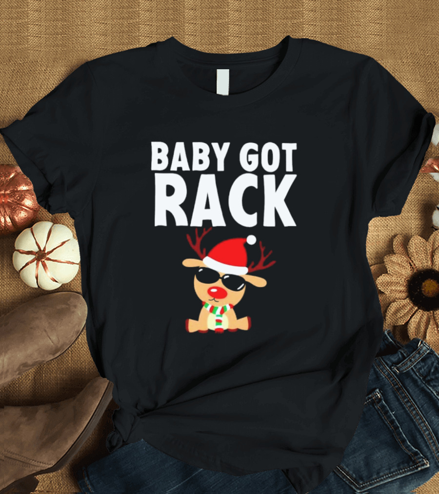 Baby Got Rack Reindeer Christmas T-Shirt