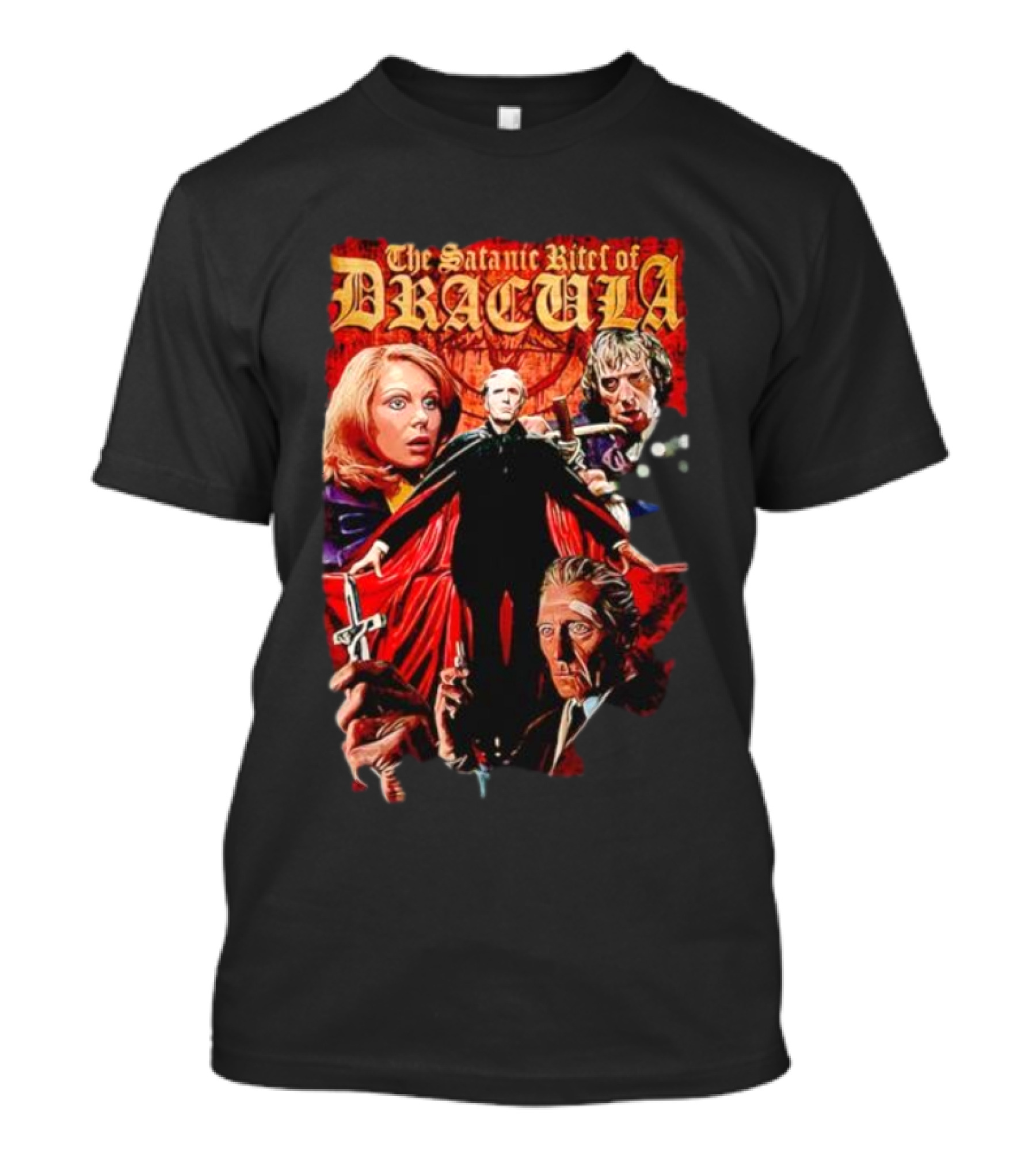 The Satanic Rites Of Dracula Vintage Movie T-Shirt
