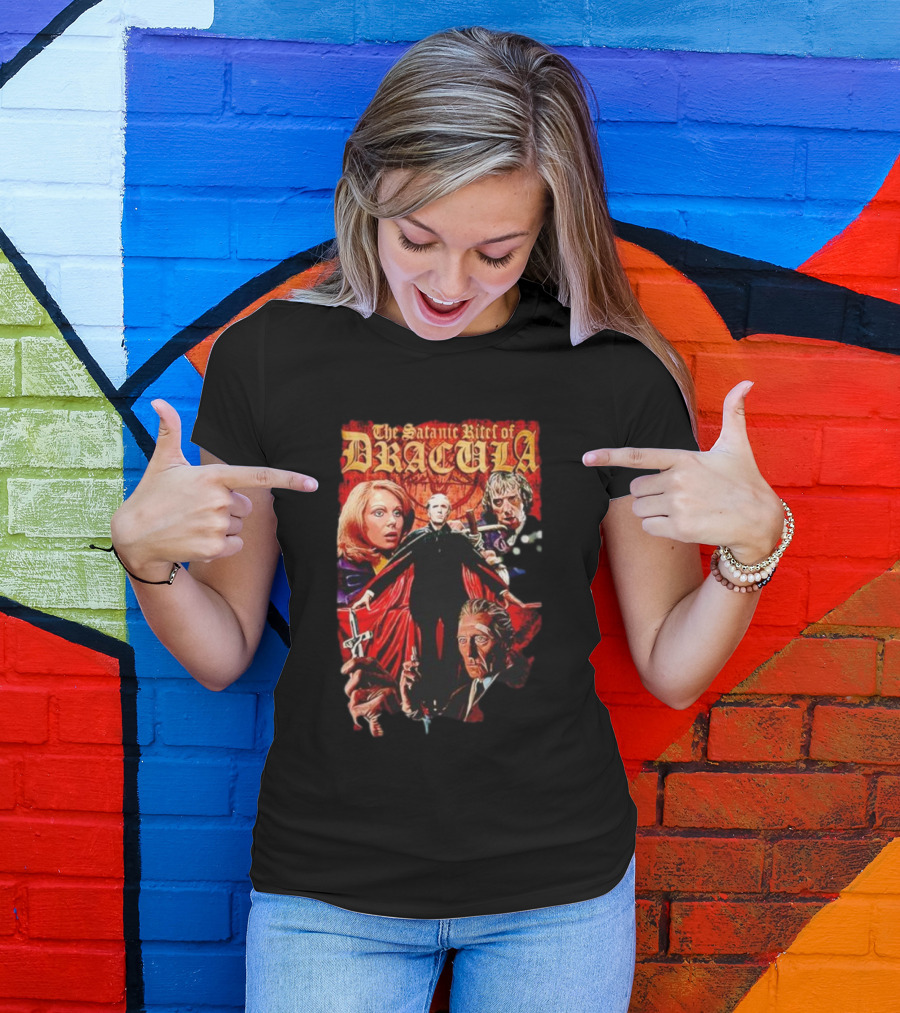 The Satanic Rites Of Dracula Vintage Movie T-Shirt