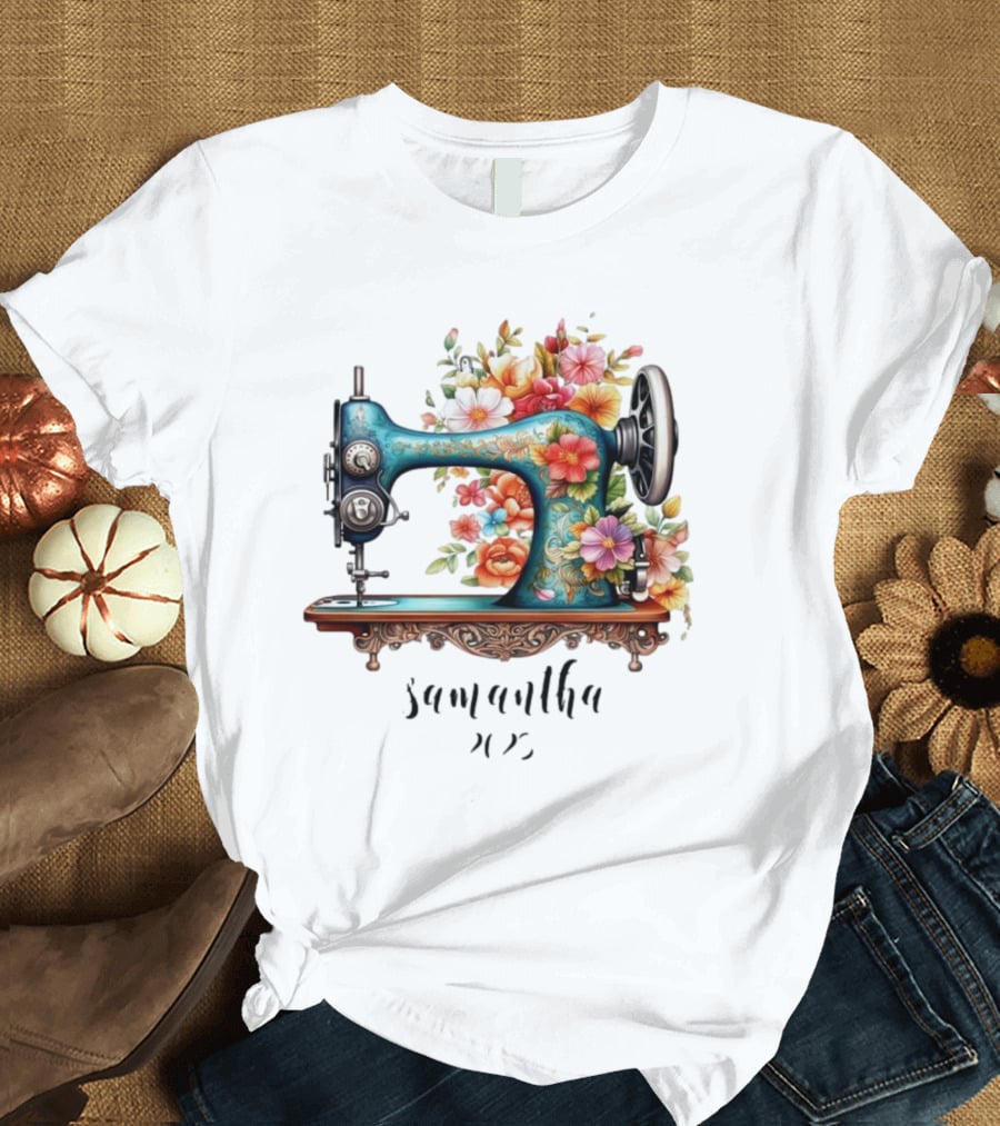 Sewing Machine Samantha Floral T-Shirt
