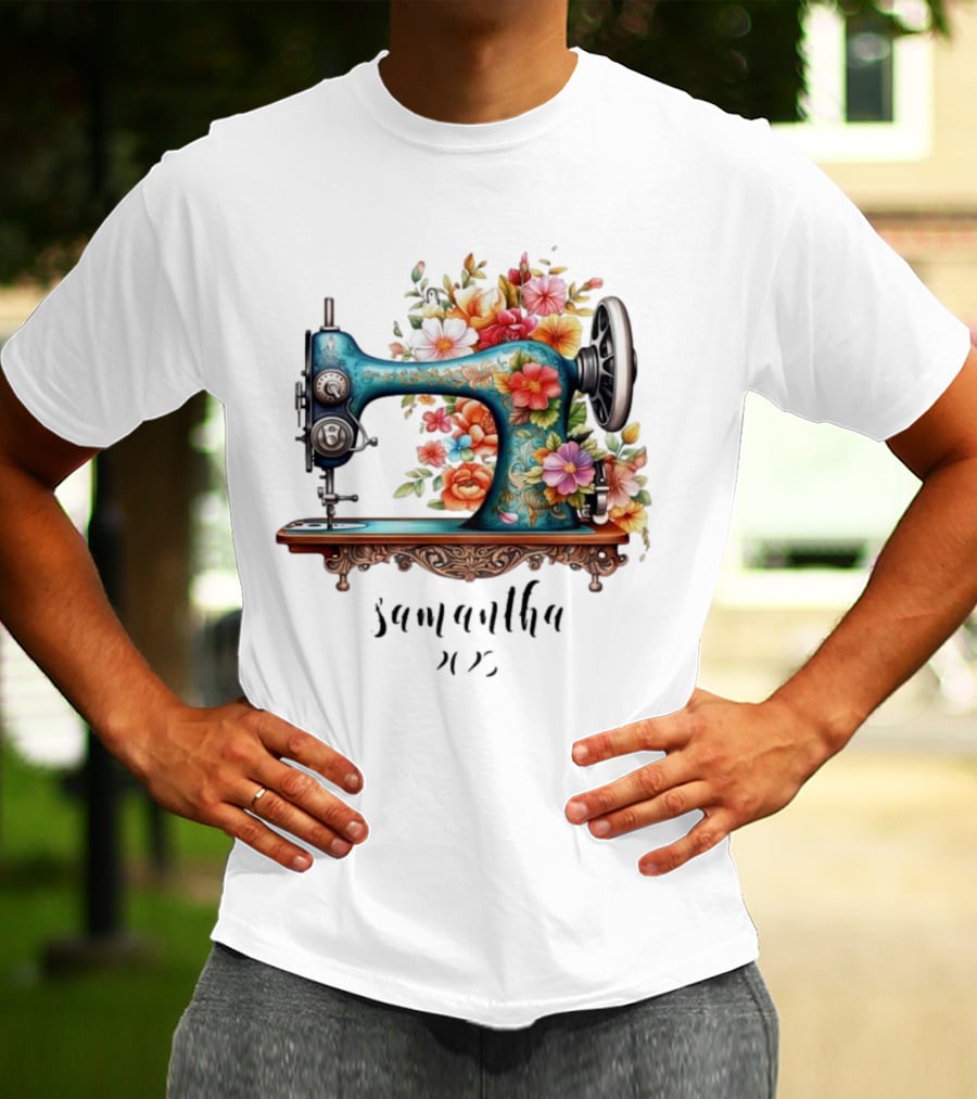 Sewing Machine Samantha Floral T-Shirt
