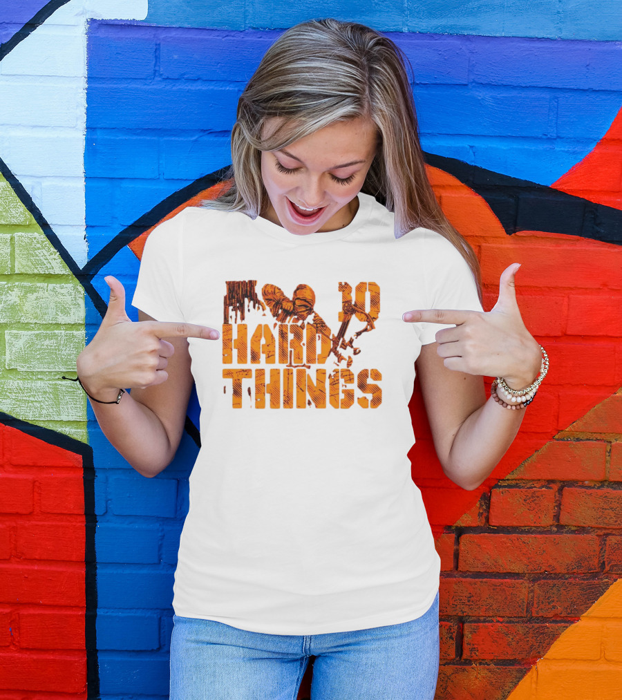 Do Hard Things Archery Bow And Arrow Drawing T-Shirt
