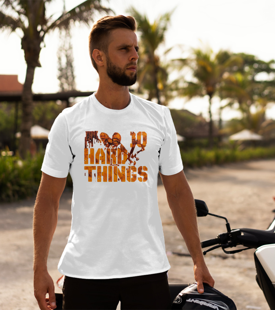 Do Hard Things Archery Bow And Arrow Drawing T-Shirt