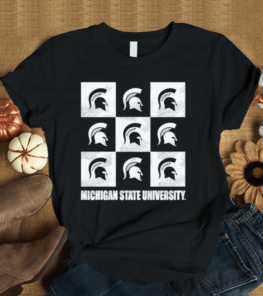 Michigan State University Spartan Checkerbox T-Shirt
