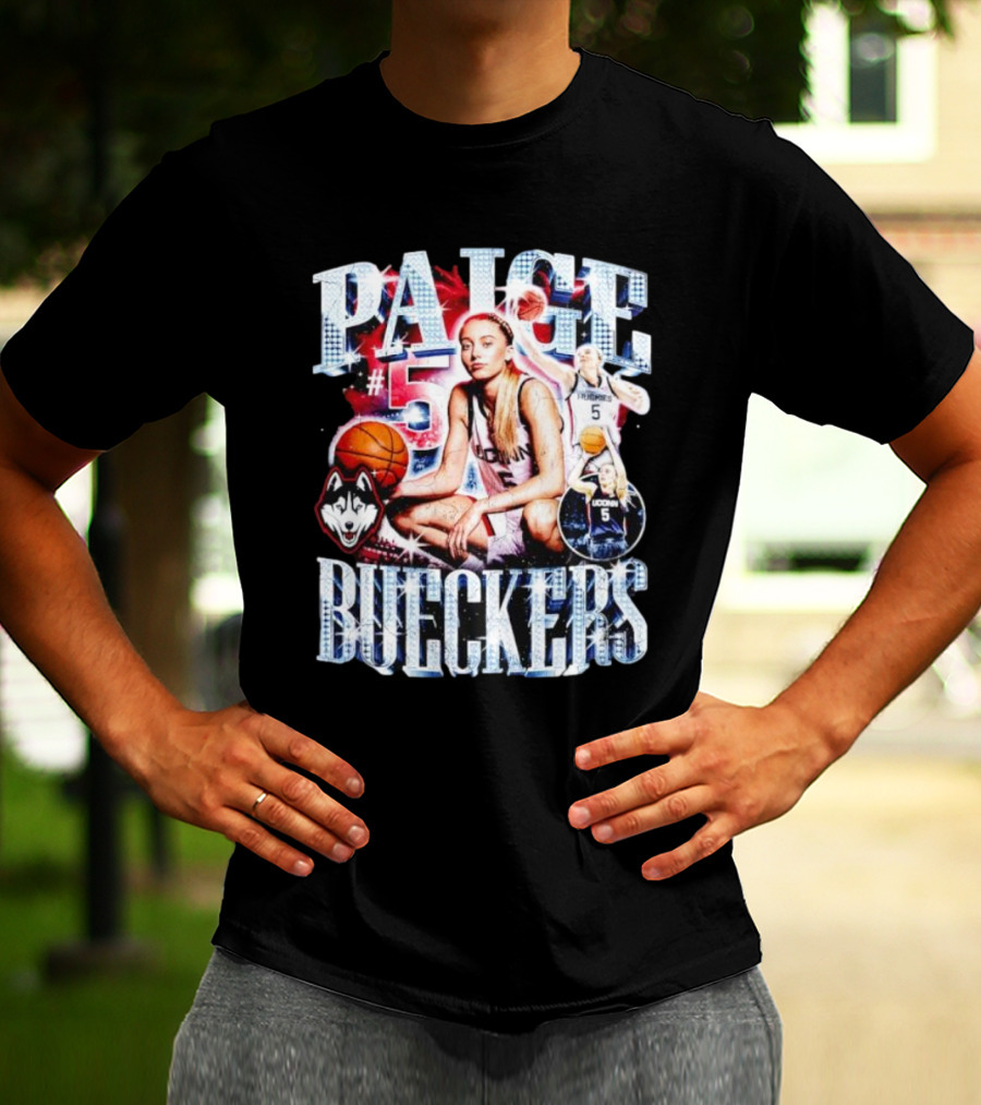 PAIGE #5 BUECKERS UCONN HUSKIES BASKETBALL VINTAGE T-Shirt
