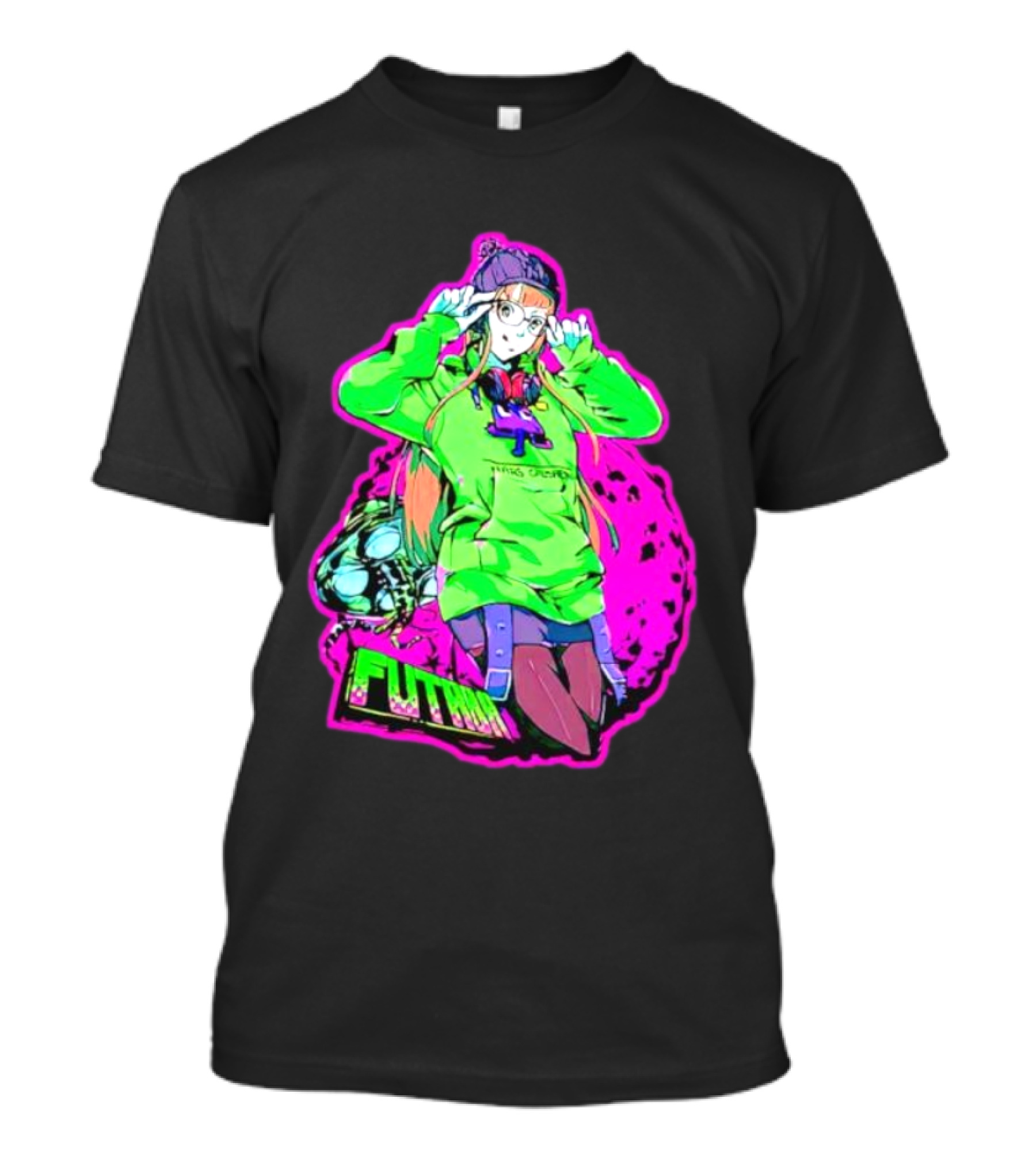 Persona 5 Futaba Sakura Neon Style T-Shirt