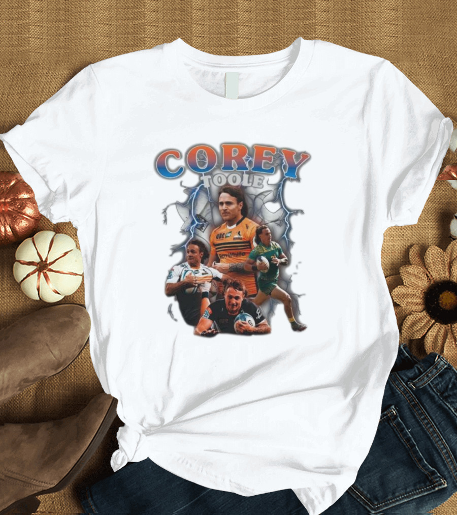 Corey Toole Rugby Lightning Vintage T-Shirt