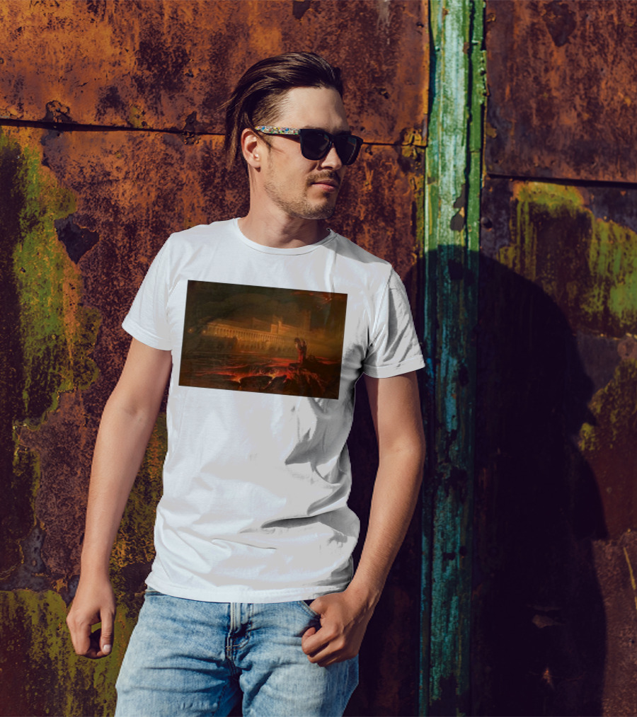 Birmingham John Martin Pandemonium Painting T-Shirt