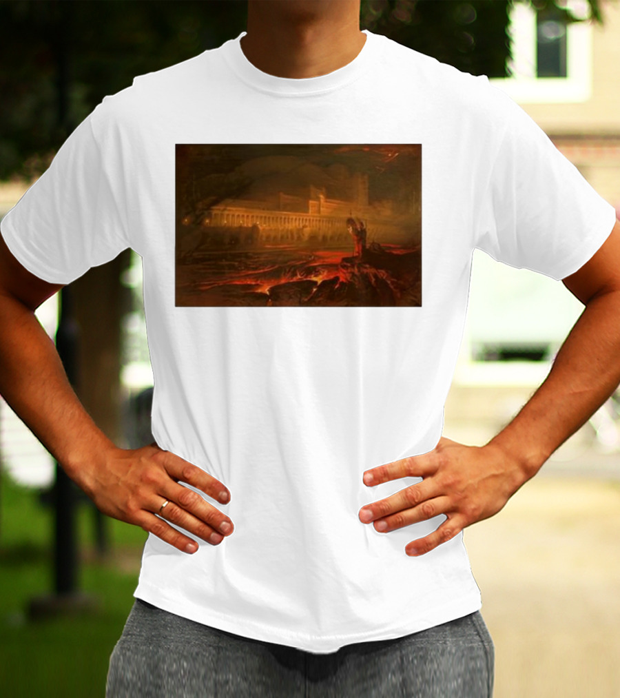 Birmingham John Martin Pandemonium Painting T-Shirt